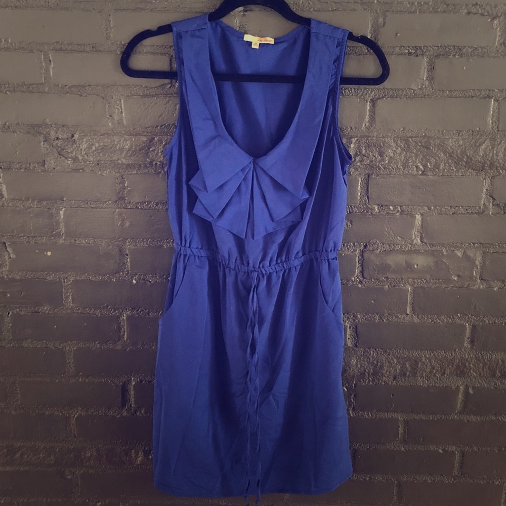 GREAT Cobalt Blue Dress with Pockets!